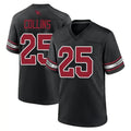 Custom #25 Black ARI Football Shirt Top