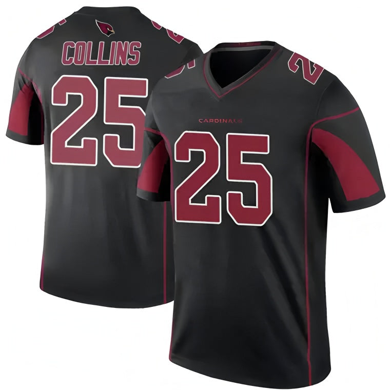 Custom #25 COLLINS Pro Stitched Jersey - Premium Edition