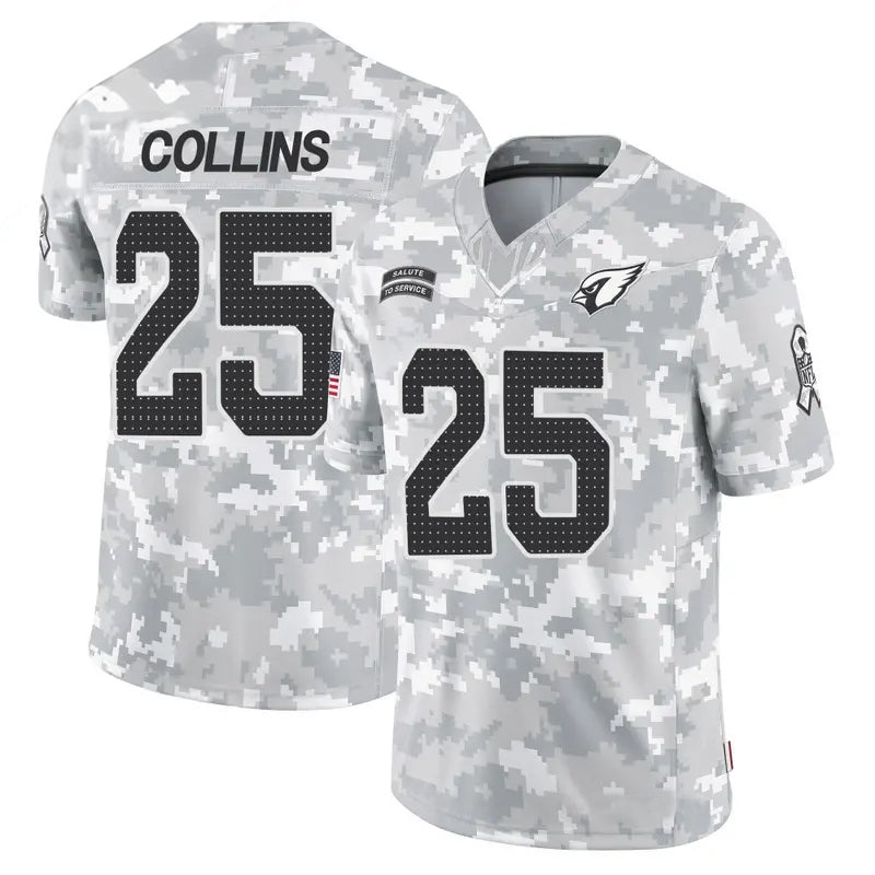 Custom #25 COLLINS Pro Stitched Jersey - Premium Edition