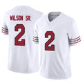 Custom #2 White ARI Football Shirt Top