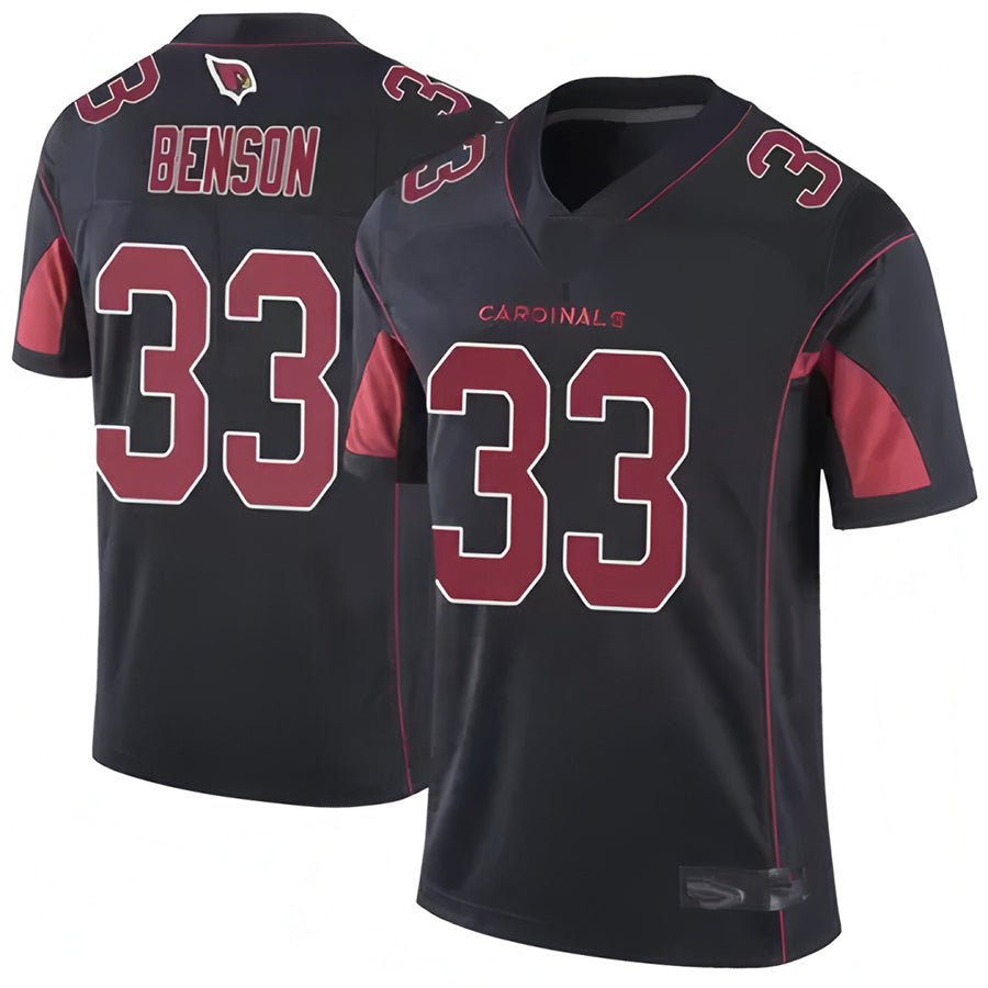 Custom #33 Black ARI Football Shirt Top