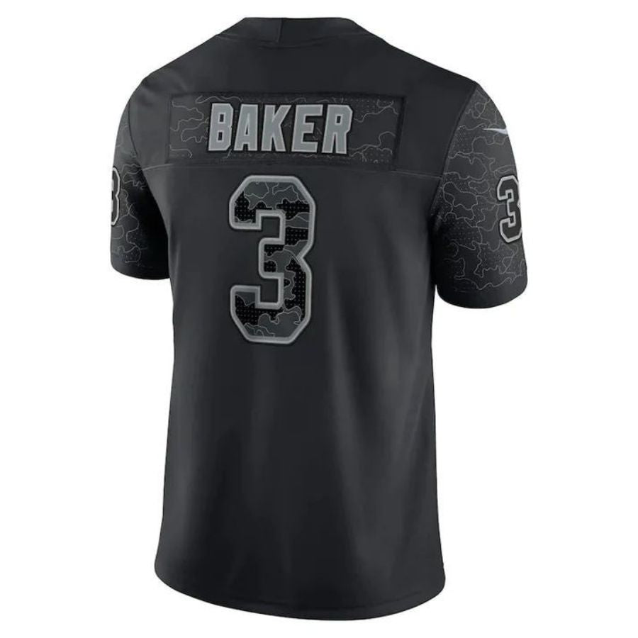 Custom #3 BAKER Pro Stitched Jersey - Premium Edition
