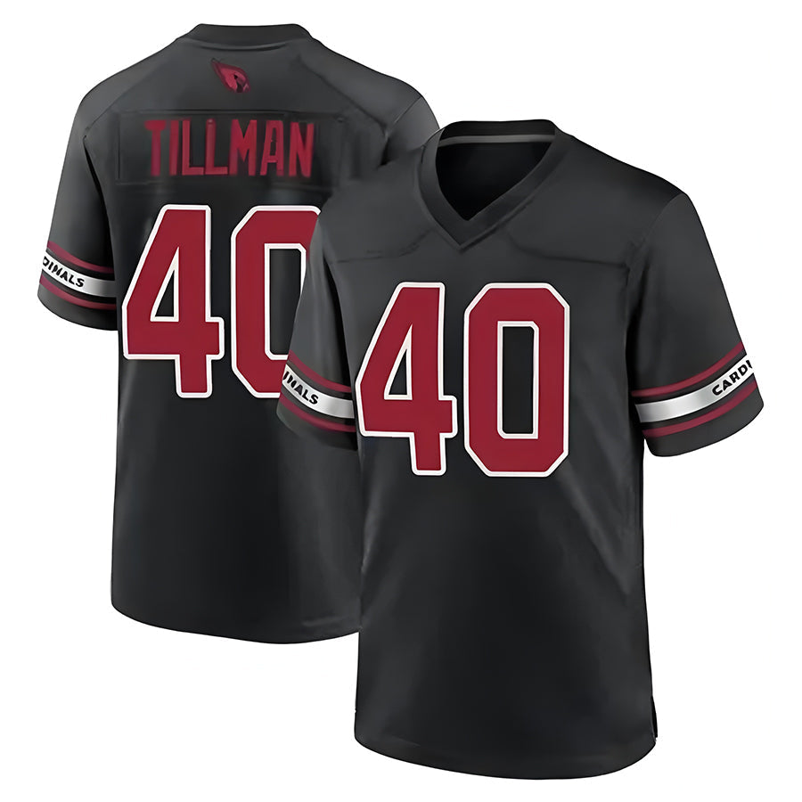 Custom #40 TILLMAN Pro Stitched Jersey - Premium Edition