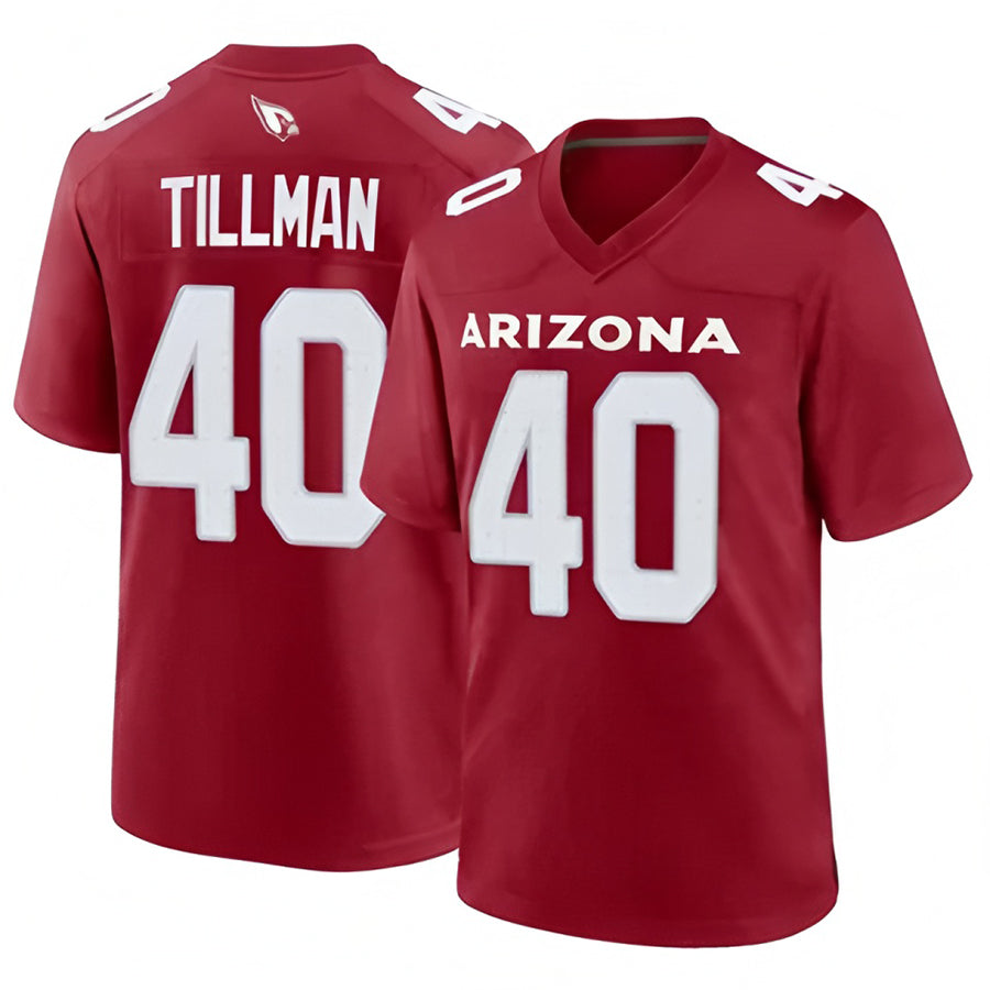 Custom #40 TILLMAN Pro Stitched Jersey - Premium Edition