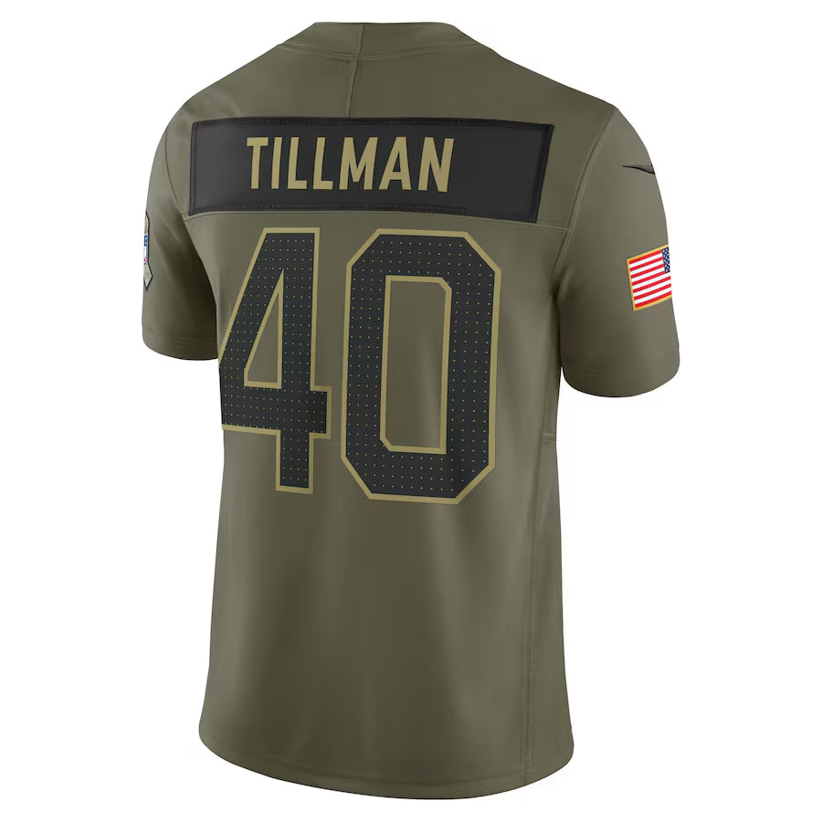 Custom #40 Olive ARI Football Shirt Top