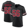 Custom #56 Black ARI Football Shirt Top