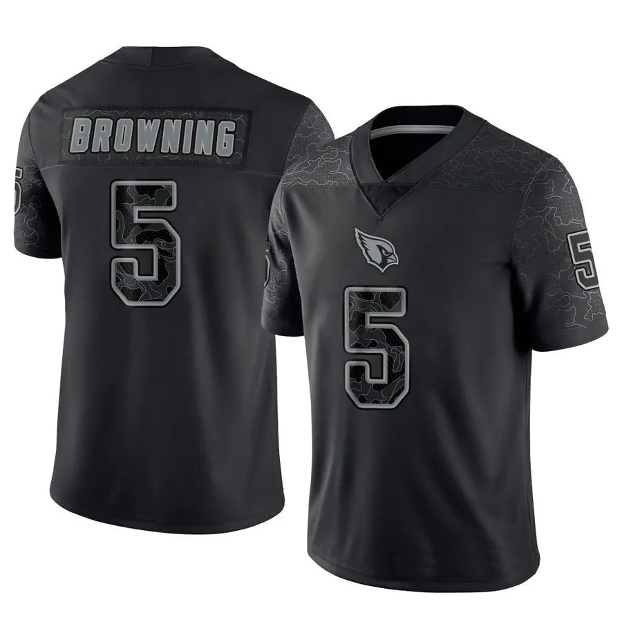 Custom #5 Black ARI Football Shirt Top