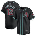 Custom #12 Black ARI Baseball Shirt Top