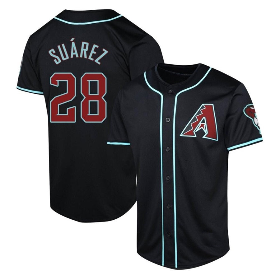 Custom #28 Black ARI Baseball Shirt Top