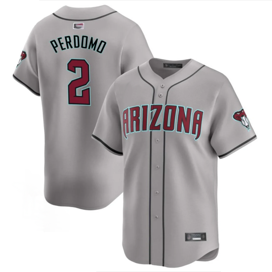 Custom #2 Gray ARI Baseball Shirt Top
