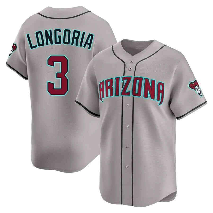 Custom #3 LONGORIA Pro Stitched Jersey - Premium Edition