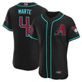 Custom #4 Black ARI Baseball Shirt Top