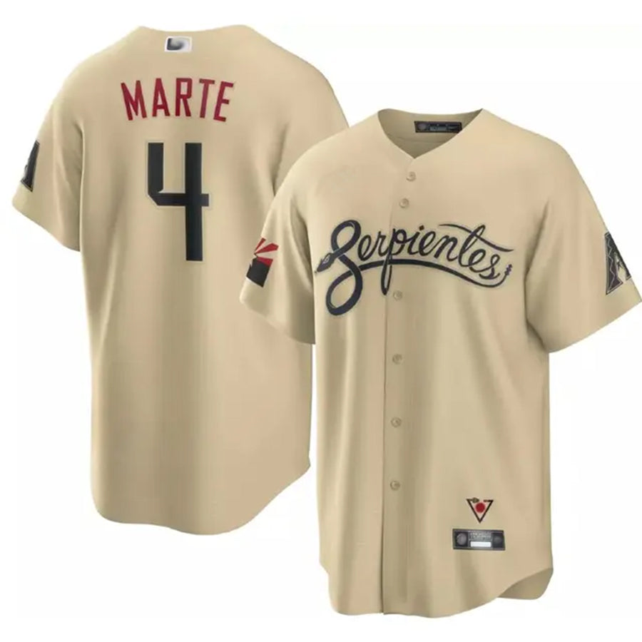 Custom #4 Gold City Connect ARI Baseball Shirt Top