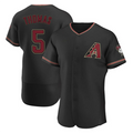 Custom #5 Black ARI Baseball Shirt Top