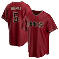 Custom #5 Red ARI Baseball Shirt Top