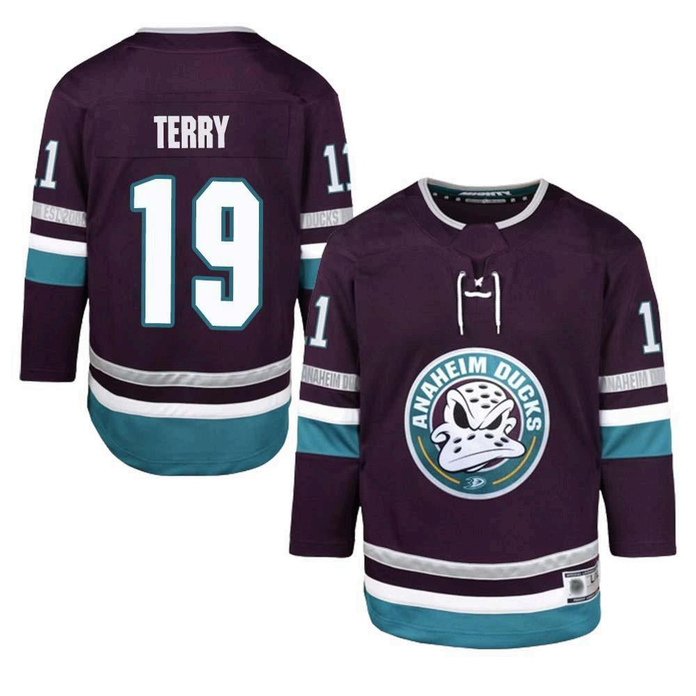 Custom #19 Maroon ANA Hockey Shirt Top