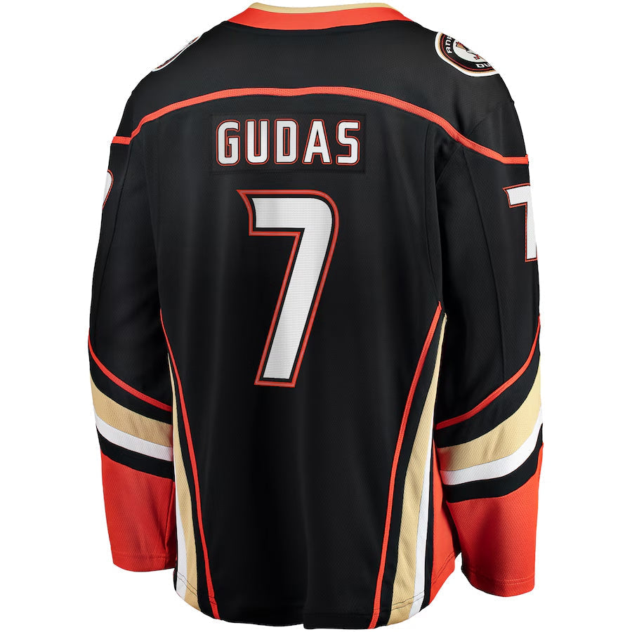 Custom #7 Black ANA Hockey Shirt Top