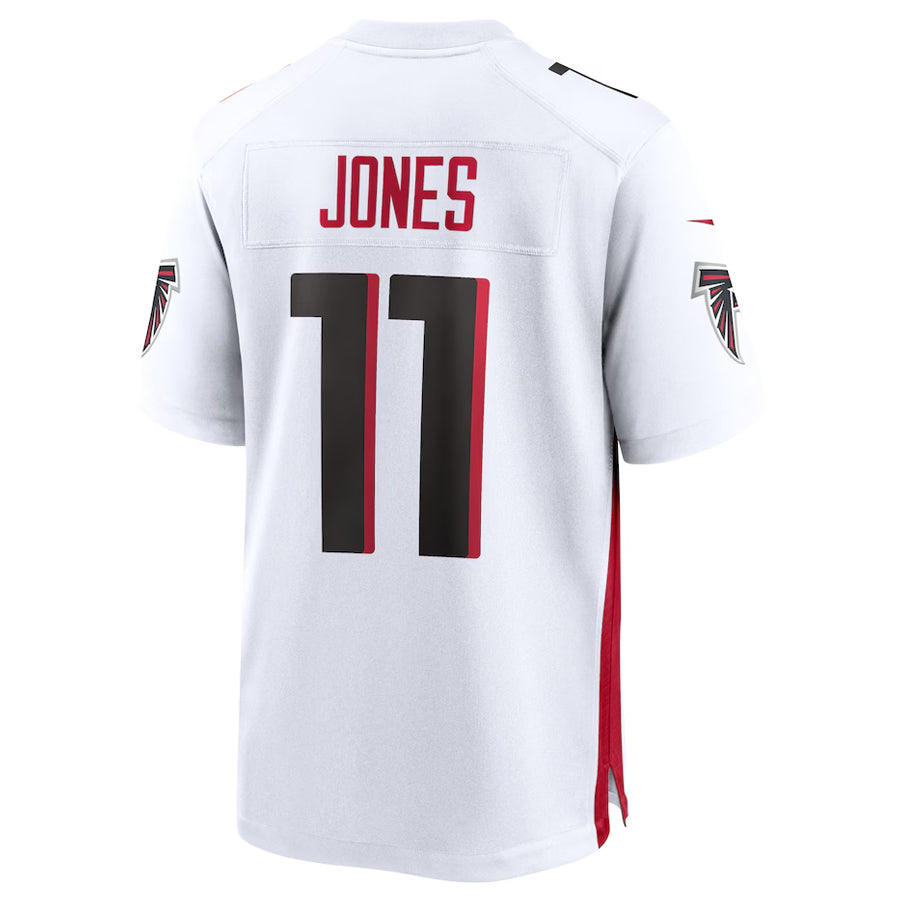 Custom #11 White ATL Football Shirt Top