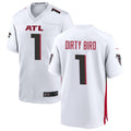 Custom #1 White ATL Football Shirt Top