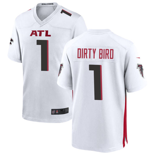 Custom #1 White ATL Football Shirt Top