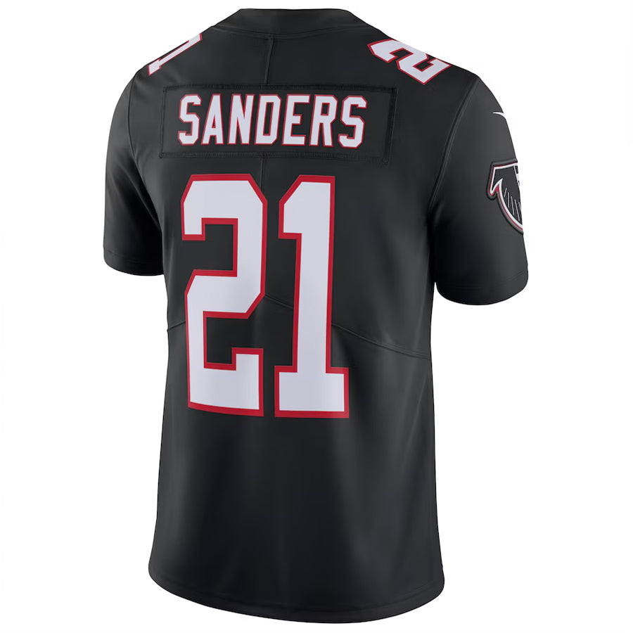 Custom #21 Black ATL Football Shirt Top