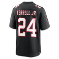 Custom #24 Black ATL Football Shirt Top