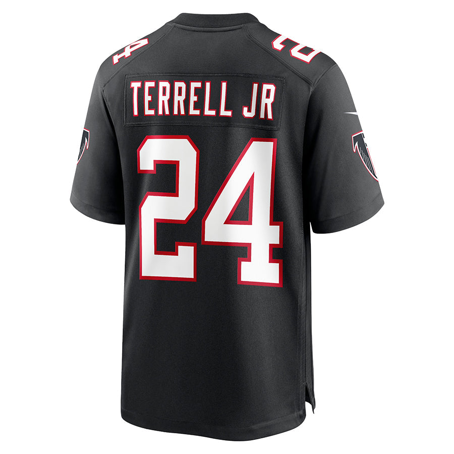 Custom #24 Black ATL Football Shirt Top