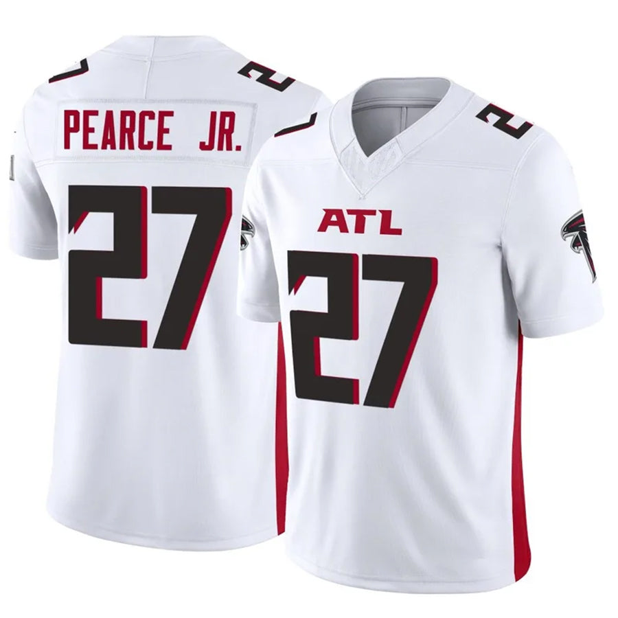 Custom #27 White ATL Football Shirt Top