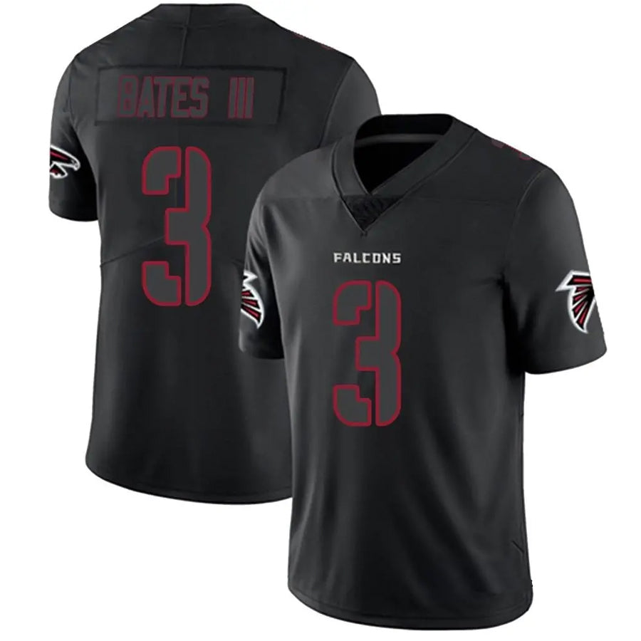 Custom #3 BATES Pro Stitched Jersey - Premium Edition
