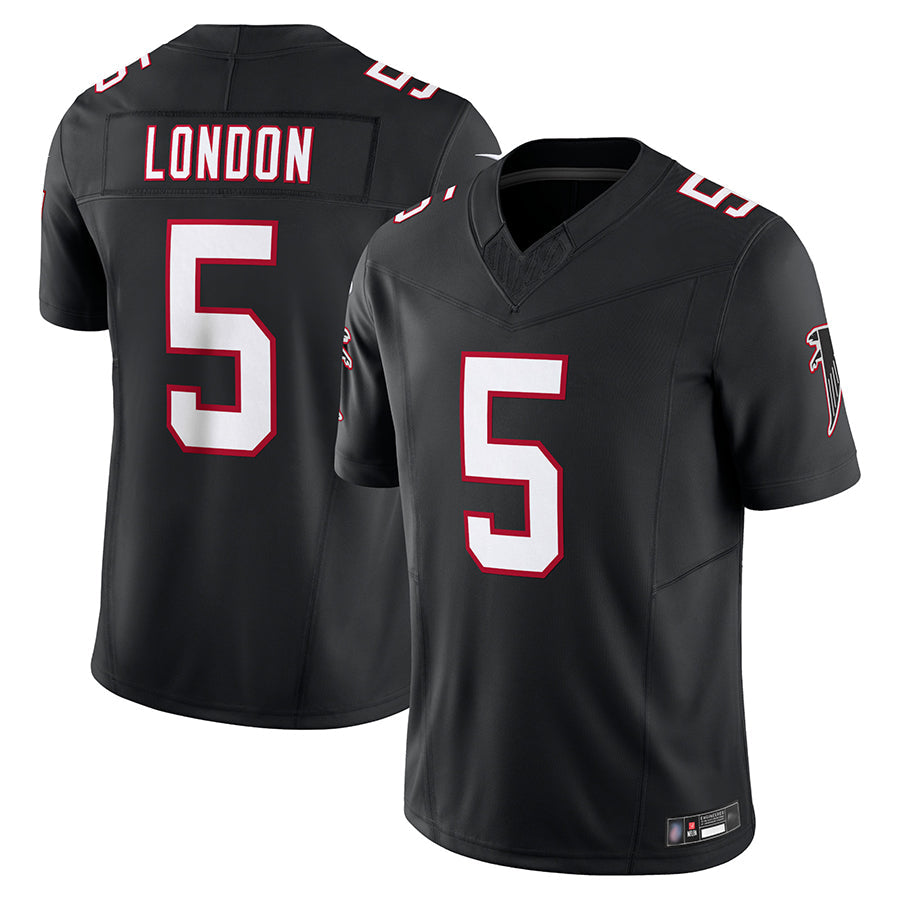 Custom #5 Black ATL Football Shirt Top