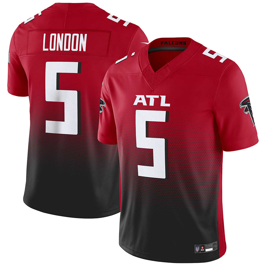 Custom #5 Red ATL Football Shirt Top