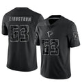 Custom #63 Black ATL Football Shirt Top