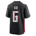 Custom #6 Black ATL Football Shirt Top