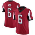 Custom #6 Red ATL Football Shirt Top