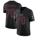 Custom #70 Black ATL Football Shirt Top