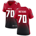 Custom #70 Red ATL Football Shirt Top