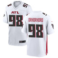 Custom #98 White ATL Football Shirt Top
