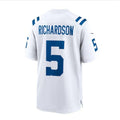 Custom #5 White IND Football Shirt Top
