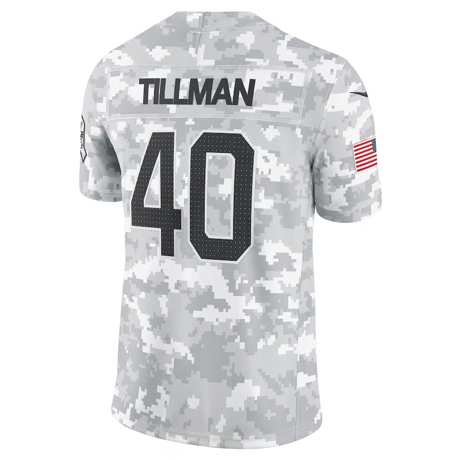 Custom #40 TILLMAN Pro Stitched Jersey - Premium Edition