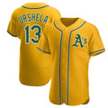 Custom #13 Gold OAK Baseball Shirt Top