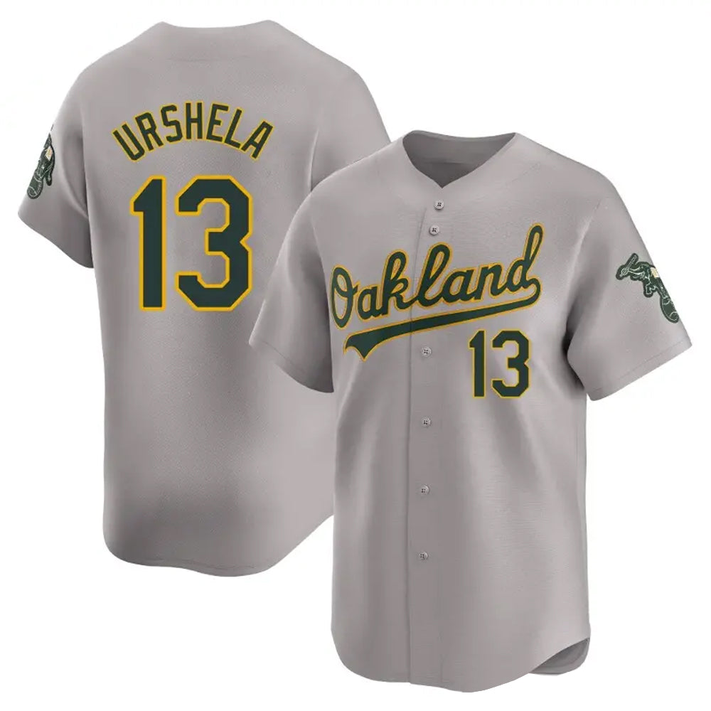 Custom #13 Gray OAK Baseball Shirt Top