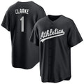 Custom #1 Black OAK Baseball Shirt Top