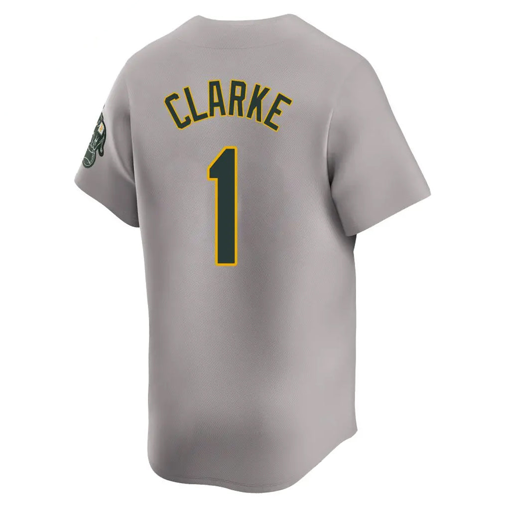 Custom #1 Gray OAK Baseball Shirt Top