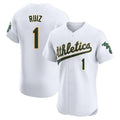 Custom #1 White OAK Baseball Shirt Top