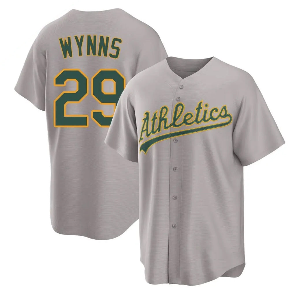 Custom #29 Gray OAK Baseball Shirt Top