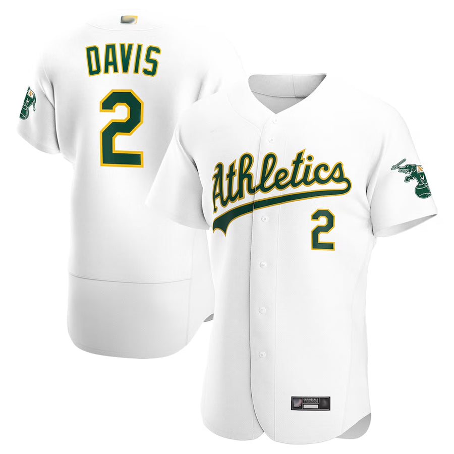 Custom #2 White OAK Baseball Shirt Top