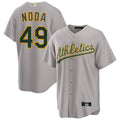 Custom #49 Gray OAK Baseball Shirt Top