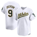 Custom #9 White OAK Baseball Shirt Top
