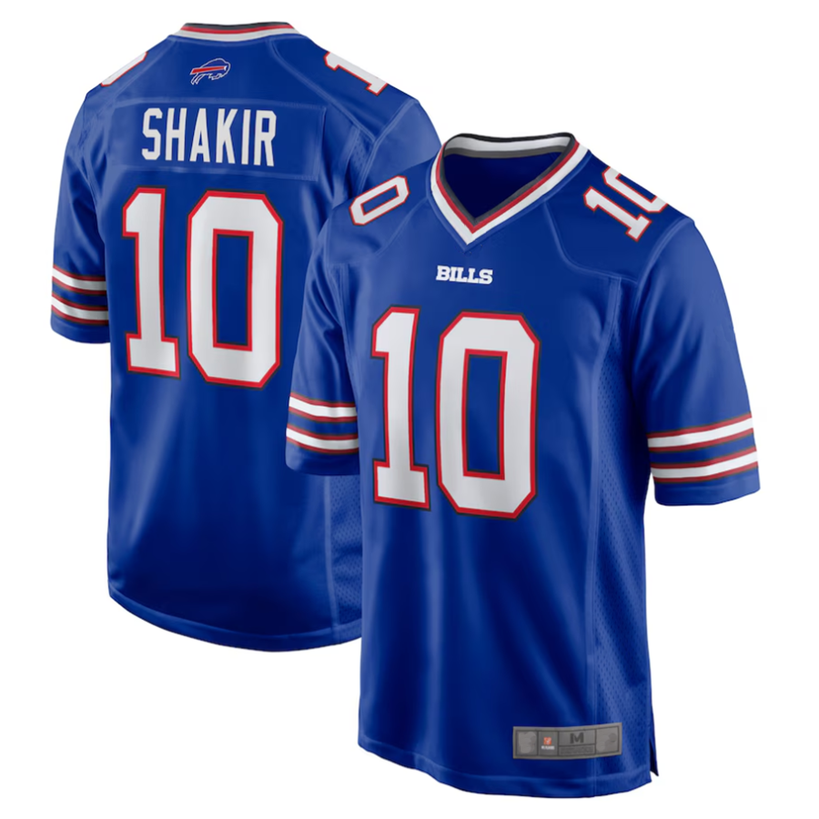 Custom #10 Royal BUF Football Shirt Top