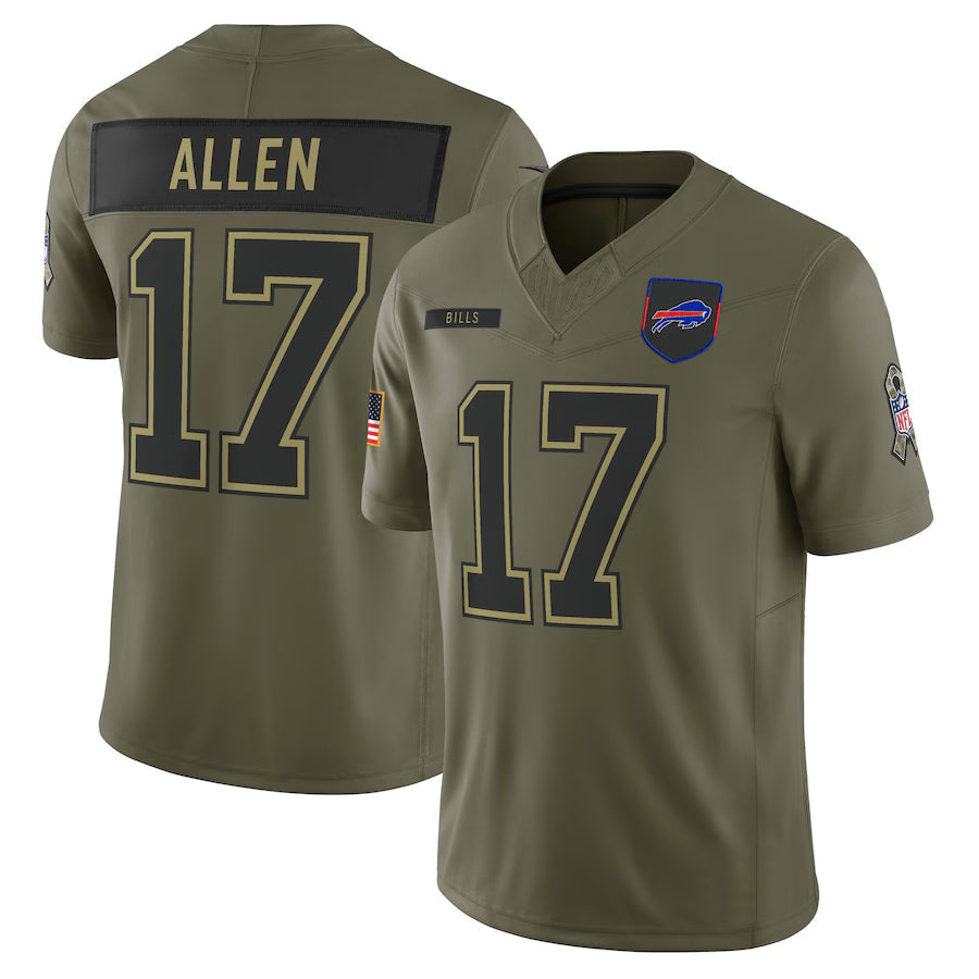 Custom #17 ALLEN Pro Stitched Jersey - Premium Edition